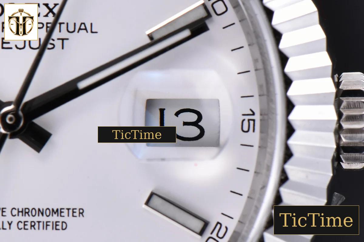 Datejust 41mm GMF SS White Dial Lume Marker Fluted Bezel Jubille Bracelet VR3235 — foto 9