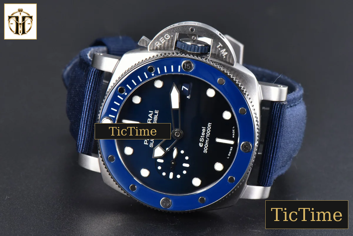 Sub Quaranta PAM1289 44mm VSF Blue Dial Blue Nylon Strap P900 — foto 13