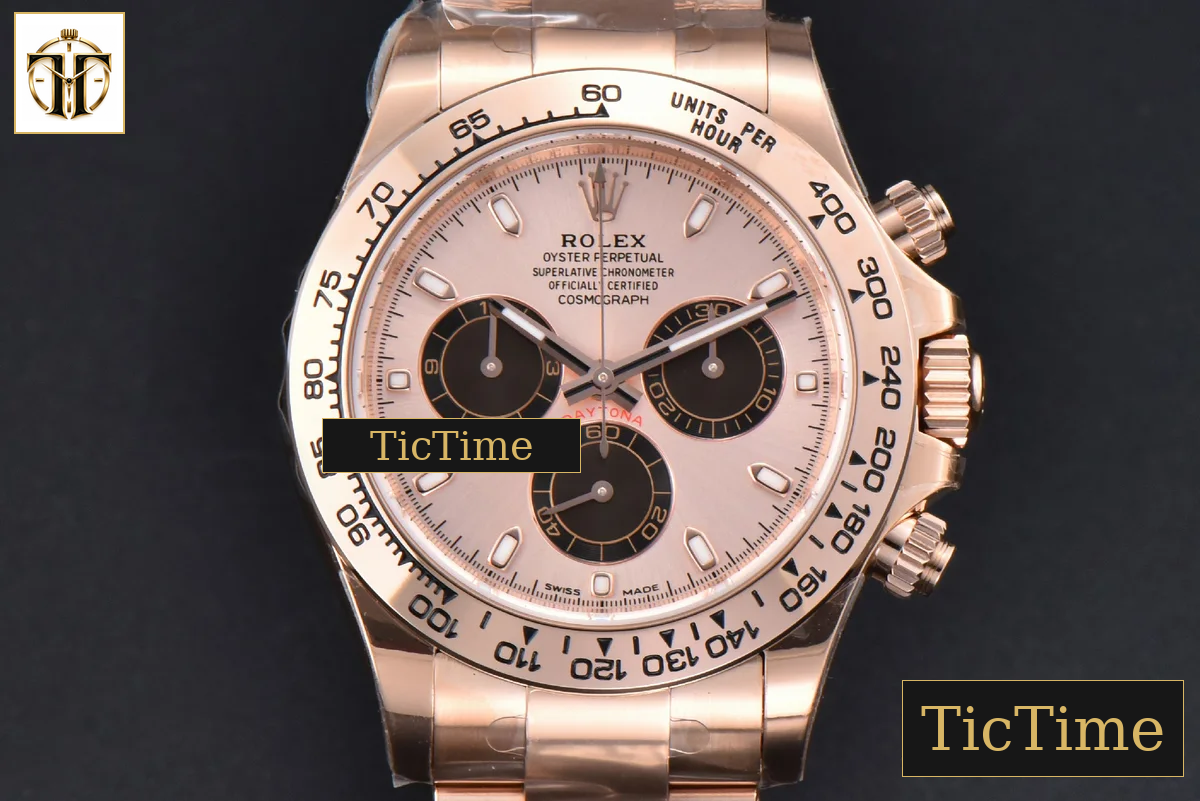 Daytona 116505 40mm BTF RG Dial Black Subdial RG Bracelet SA4130 — foto 2