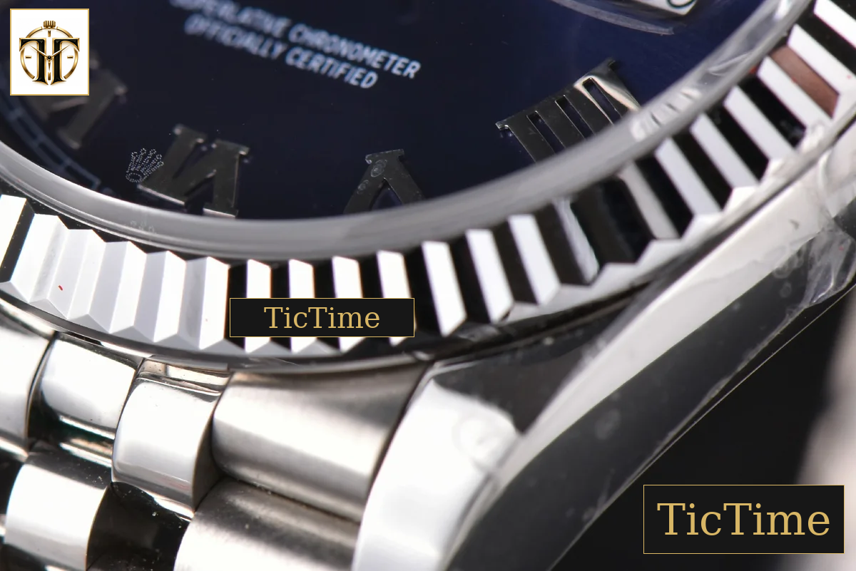 DateJust 36mm GMF SS Blue Dial Roma Marker Jubilee Bracelet VR3235 — foto 15