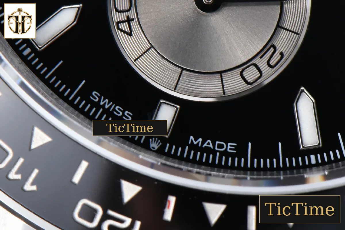 Daytona 126519 40mm BPF SS Black Dial Sliver Subdial Black Oysterflex Strap SH4131 — foto 10