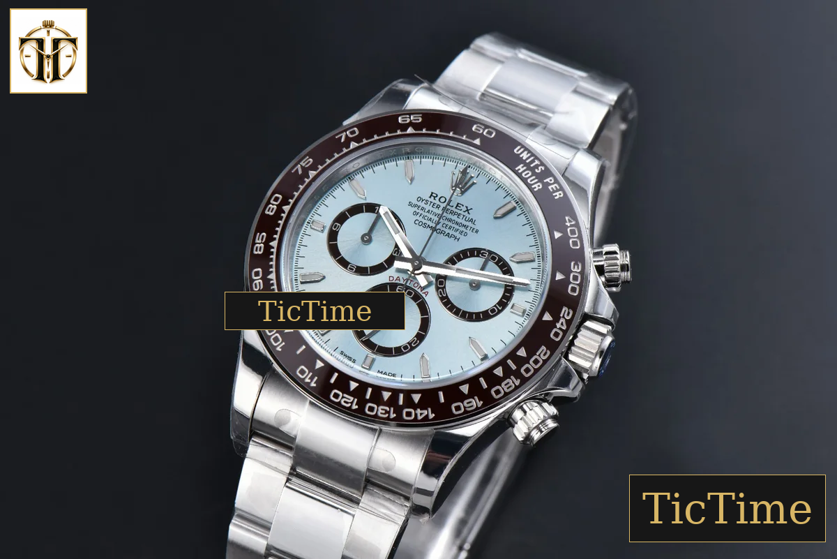 Daytona 126506 40mm VSF Ice Blue Dial Lume Marker SS Bracelet V3 weighted version DD4131 — foto 4