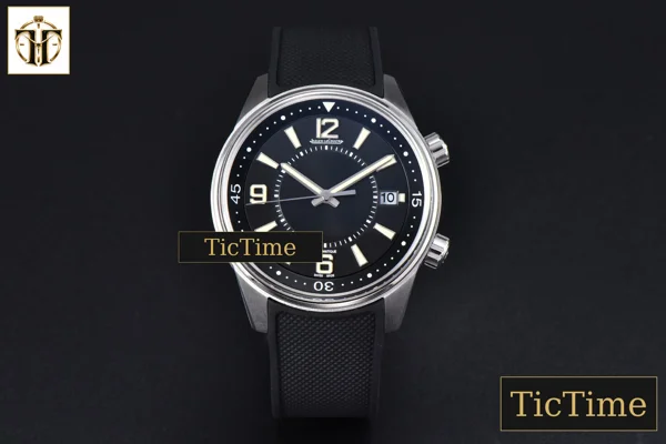 Foto frontal — Polaris 42mm CSF Black Dial Black Rubber Strap Mod MY9015