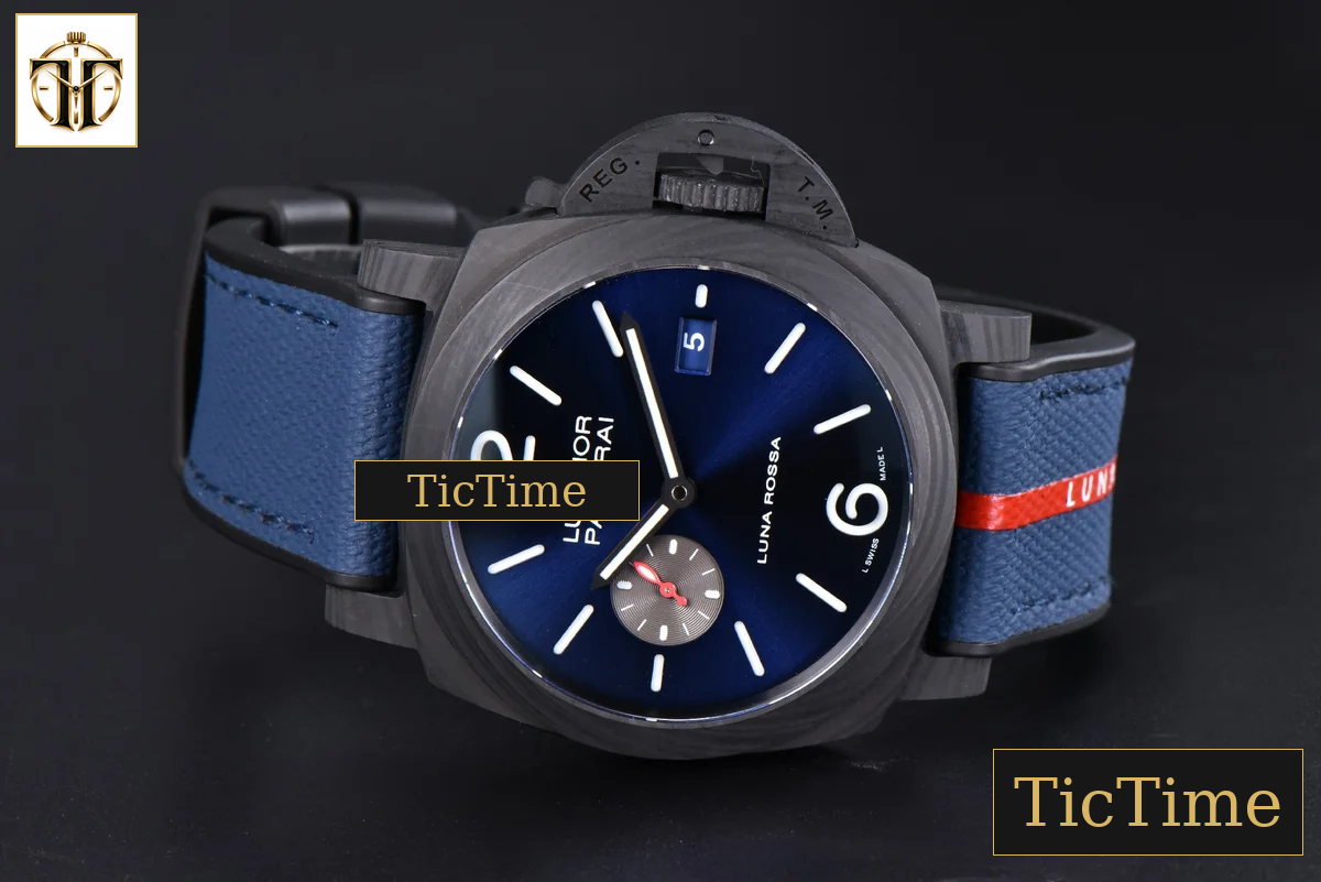 Luna Rossa Carbotech PAM1529 44mm VSF Blue Dial Rubber Strap P.9010 — foto 13
