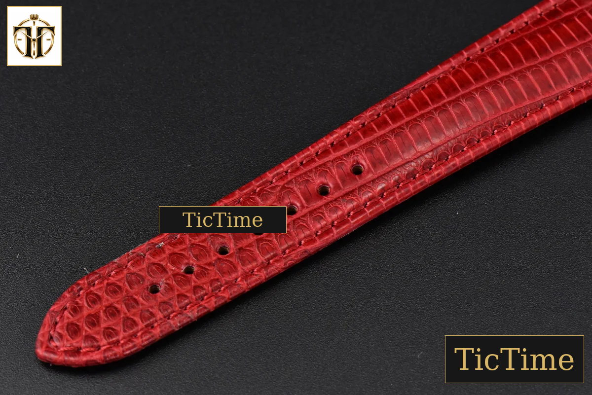 Tank Must Large 33.7×25.5mm K11F White Dial Red Croc Texture Strap Quartz — foto 22