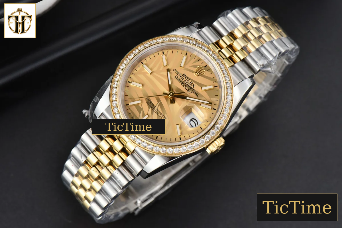 DateJust 36mm BPF YG/SS Diamond YG Plam Dial Jubilee Bracelet A2824 — foto 15