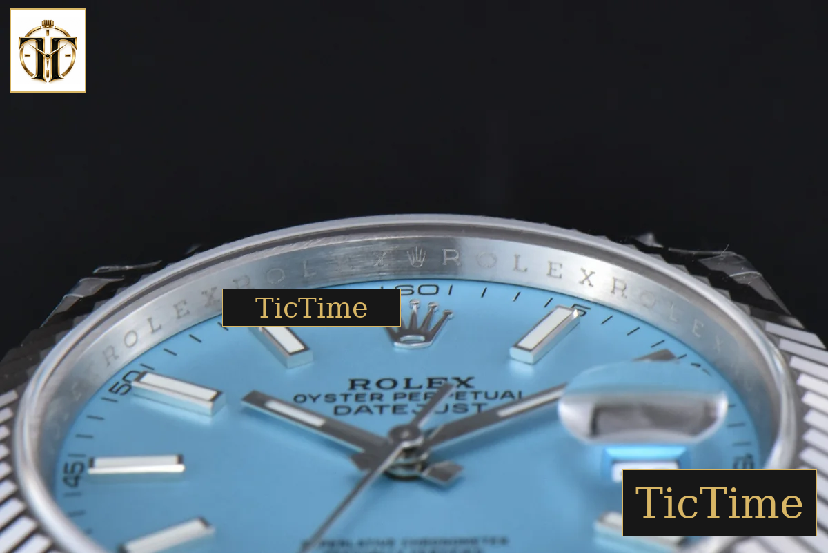 Datejust 41mm GMF Tiffany DIal SS braceelt tungsten heavier version VR3235 — foto 11