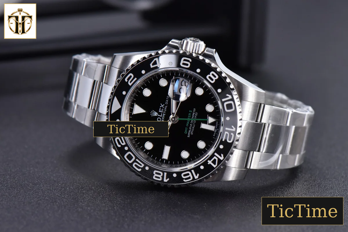 GMT Master 116710LN 40mm V9F Black Dial Black Bezel Oyster Bracelet A3186 — foto 17
