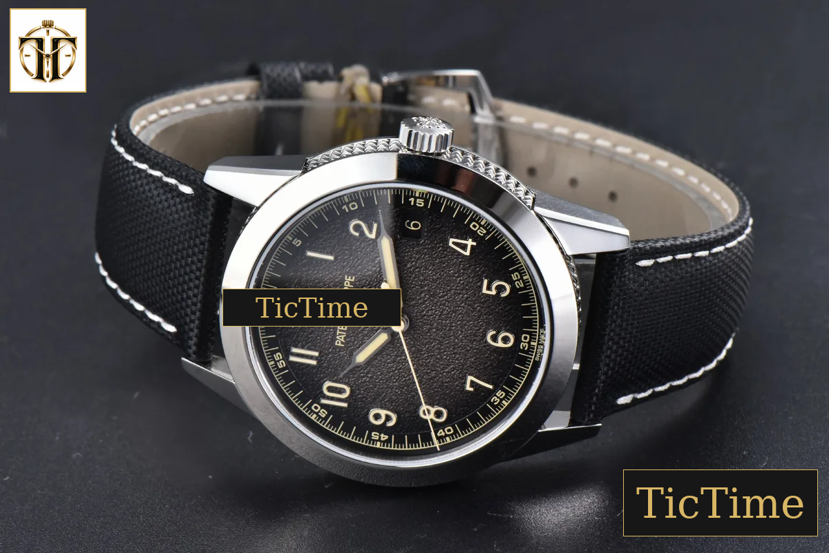 Calatrava 5226G 40mm PPF Gray Dial Nylon Strap Mod MY9015 — foto 11