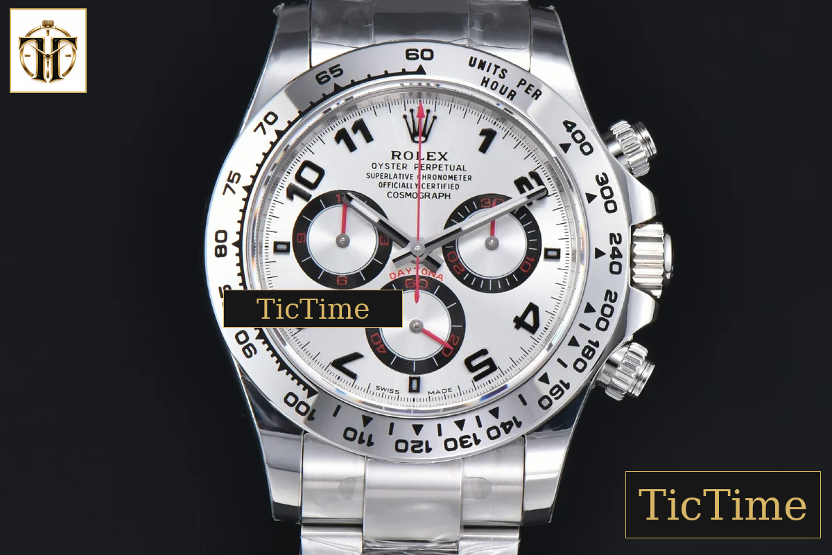 Daytona 116509 APSF SS White Dial Digital Marker SS Bracelet SH4130 — foto 2