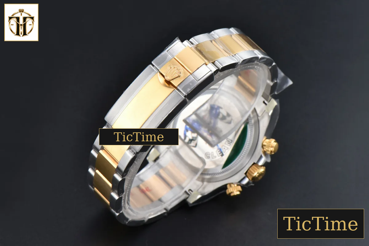 Daytona 126503 40mm Clean Factory White Dial Lume Marker YG/SS Bracelet SH4131 — foto 37