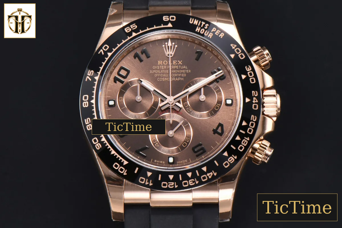 Daytona 116515 APSF RG Brown Dial Ceramic Bezel Digital Marker Oysterflex Strap Tungsten Version SH4130 — foto 2