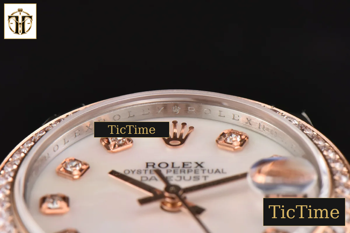 DateJust Ladies 904L 31mm WF RG/SS Diamond MOP Dial Jubilee Bracelet A2671 — foto 13