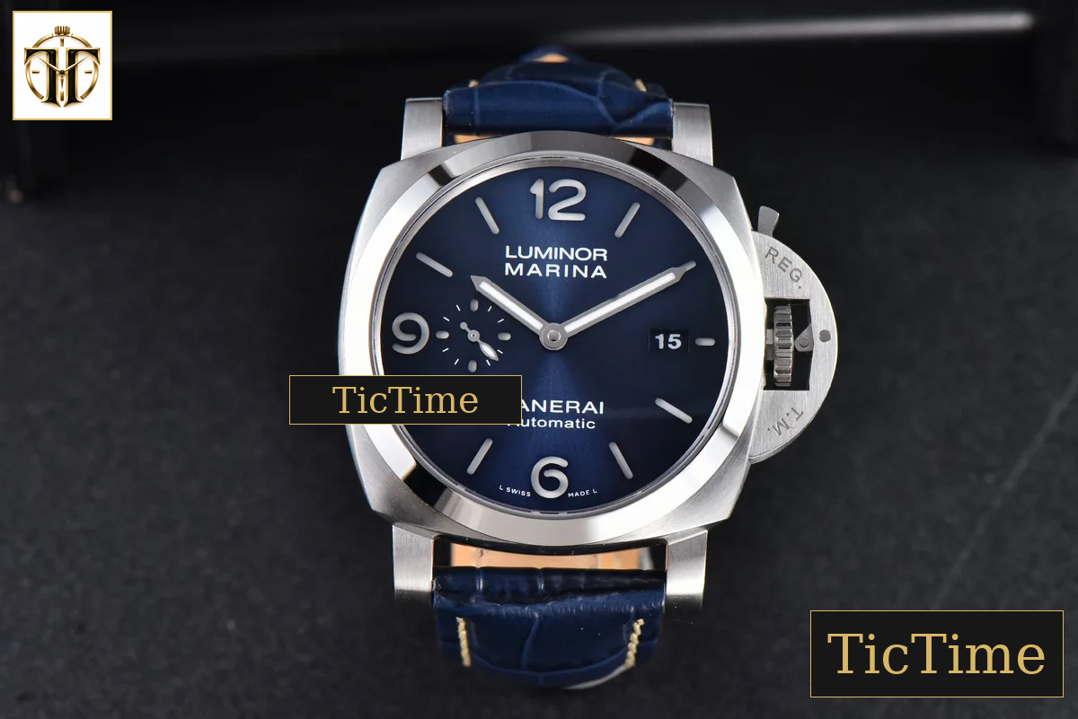 PAM1313 44mm VSF Blue Dial Blue Leather Strap P9010 — foto 3