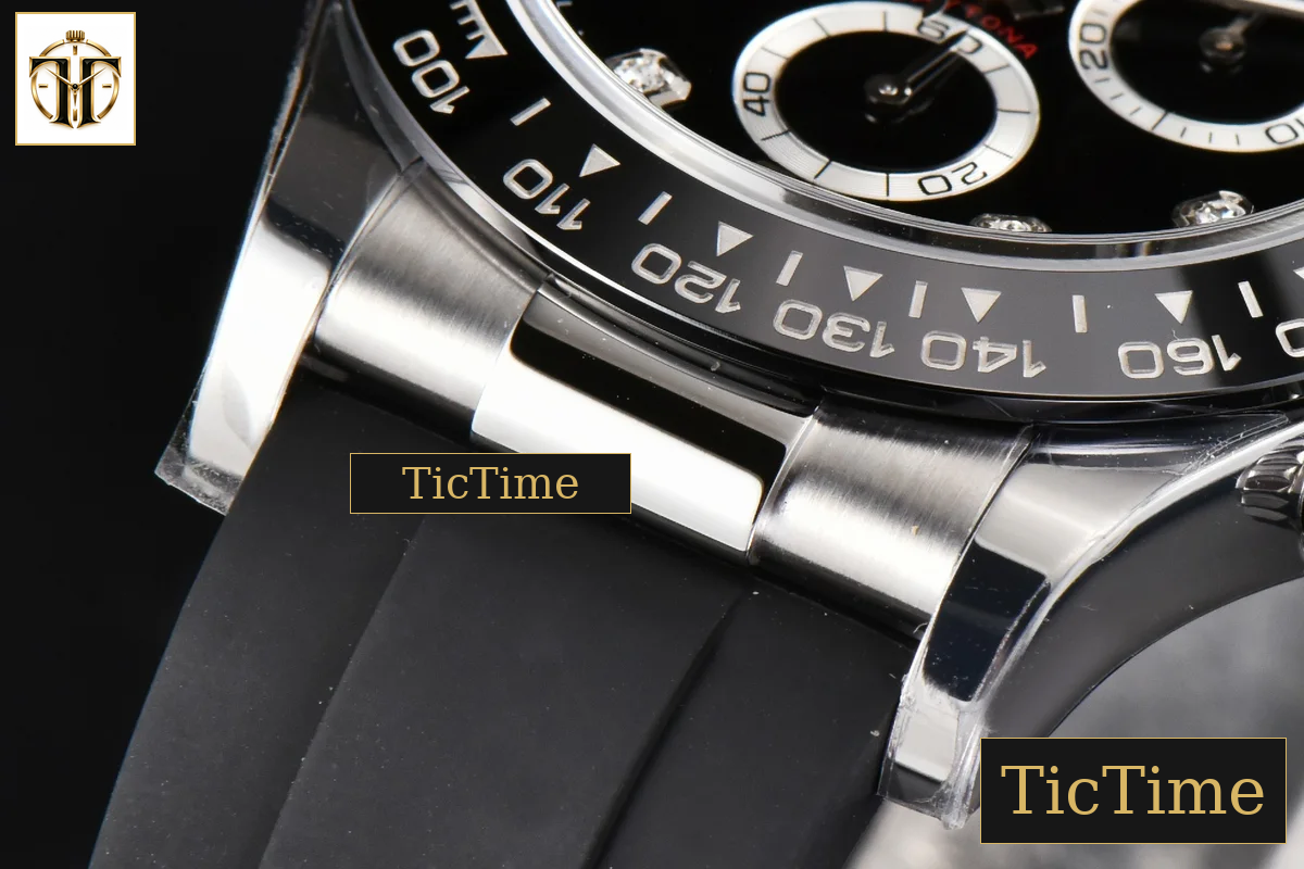 Daytona Blac Dial 116519 40mm BTF Diamond Marker Oysterflex Strap SA4130 — foto 10