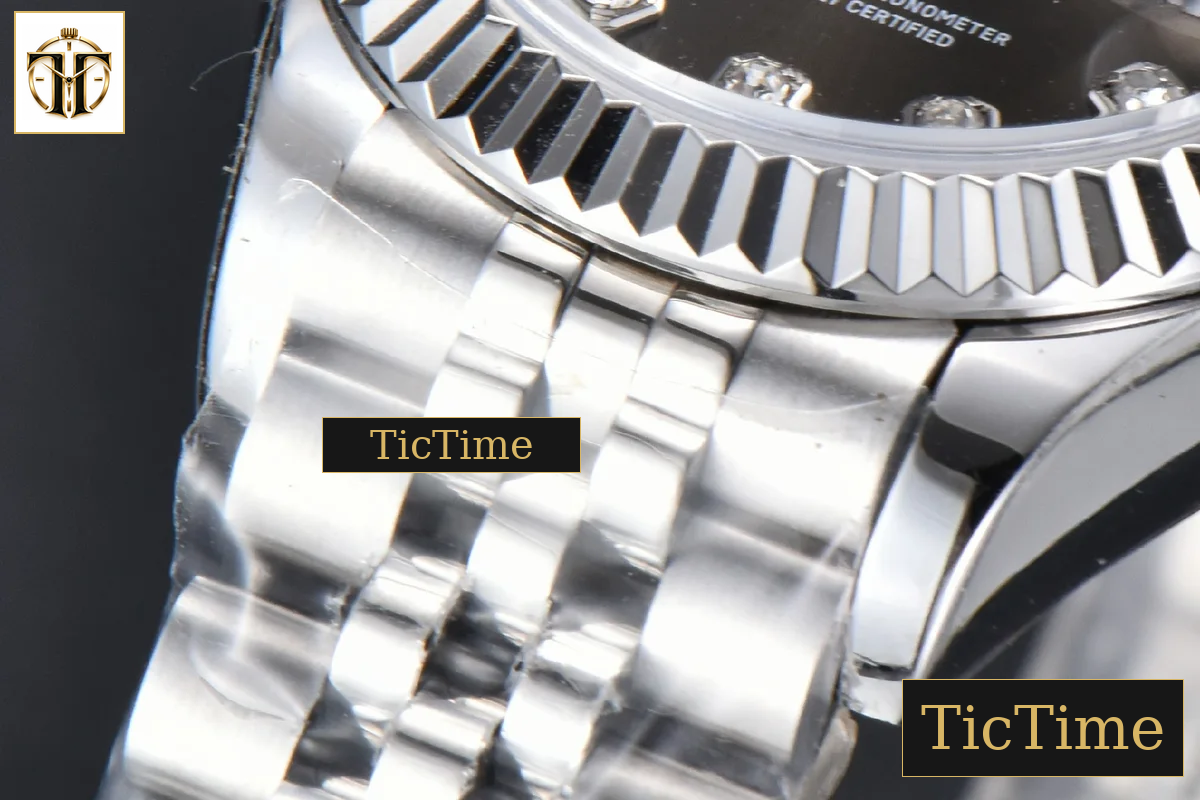 DateJust 31mm WF Gray Dial Diamond Marker Jubilee Bracelet A2671 — foto 12