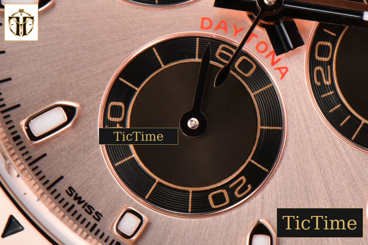 Daytona 116505 40mm BTF RG Dial Black Subdial RG Bracelet SA4130 — foto 8