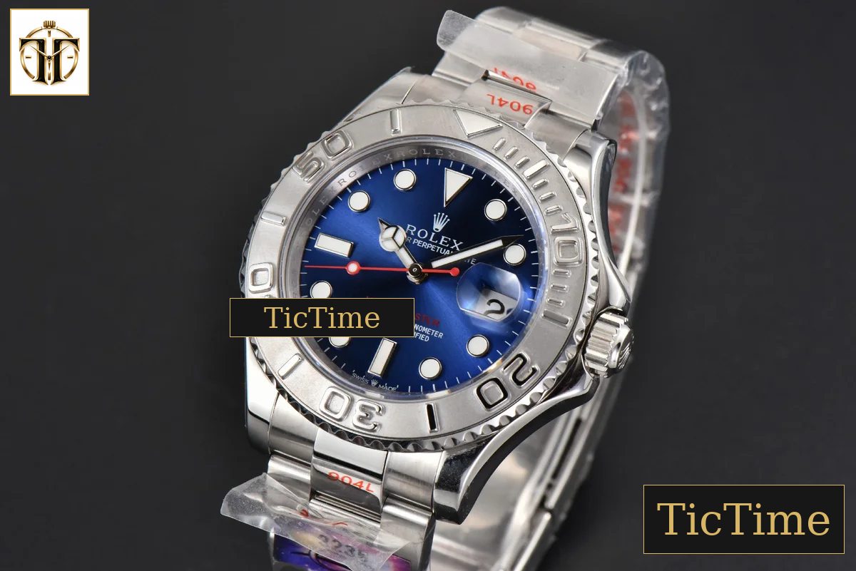 Yacht-Master 904L 126622 40mm CSF Blue Dial SS Bracelet VR3235 — foto 4