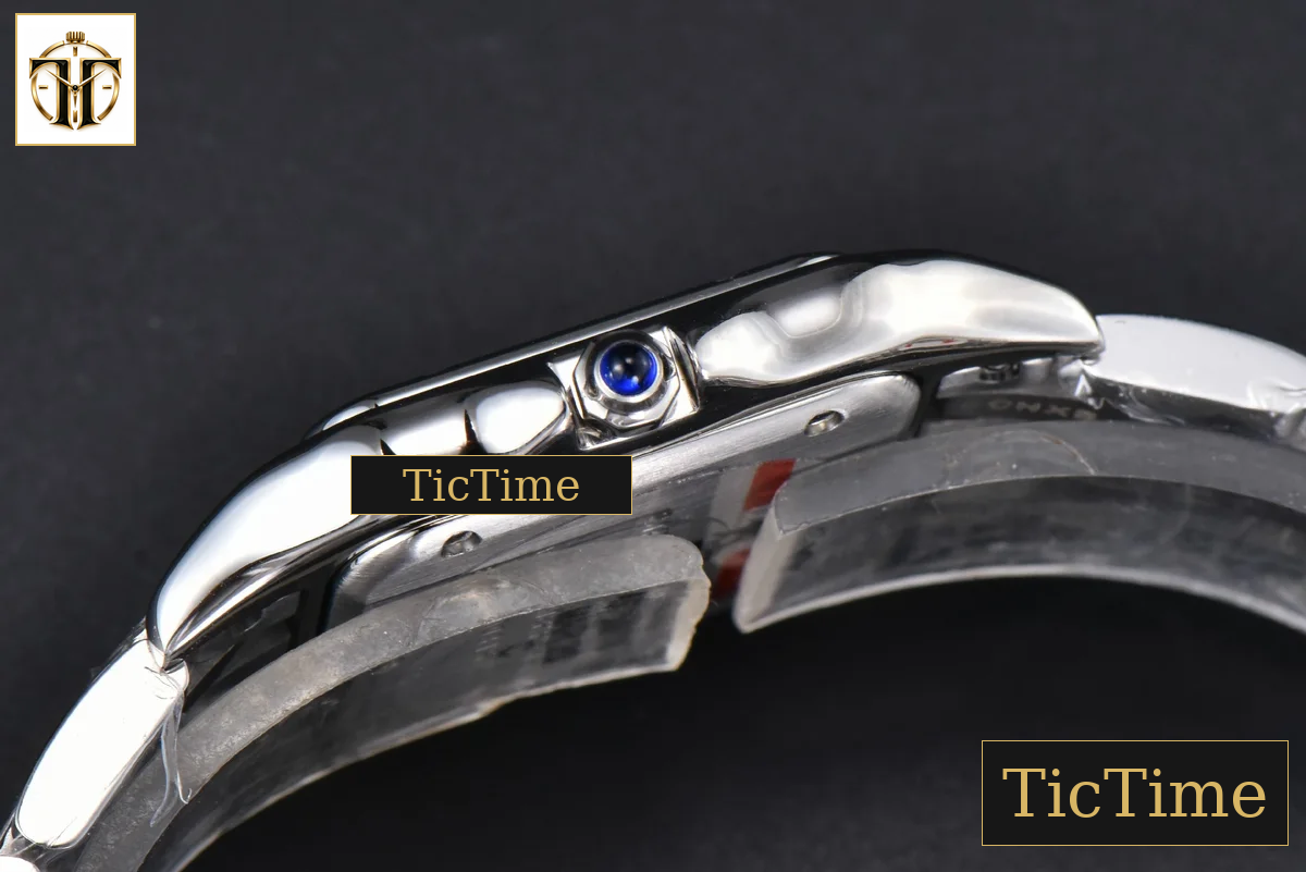 Panthère Secrete Ladies 27mm BVF SS Diamond Bezel White Dial SS Bracelet Ronda Quartz — foto 13