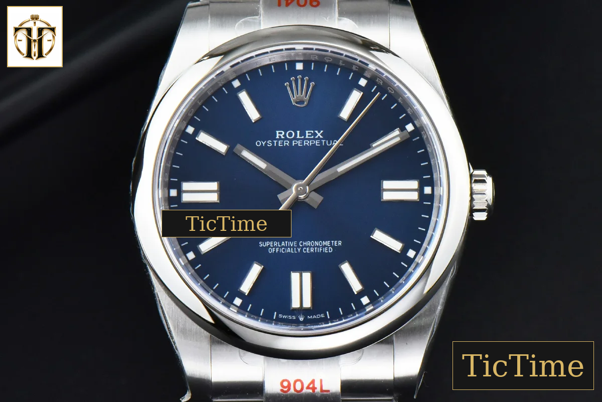 Oyster Perpetual 124300 41mm EWF Blue Dial SS Bracelet A3230 — foto 2