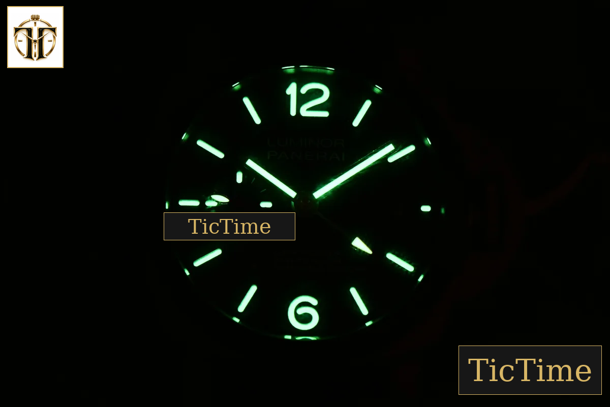 Luminor GMT PAM1096 42mm VSF Titanium Black Dial Black Leather Strap P9011 — foto 33