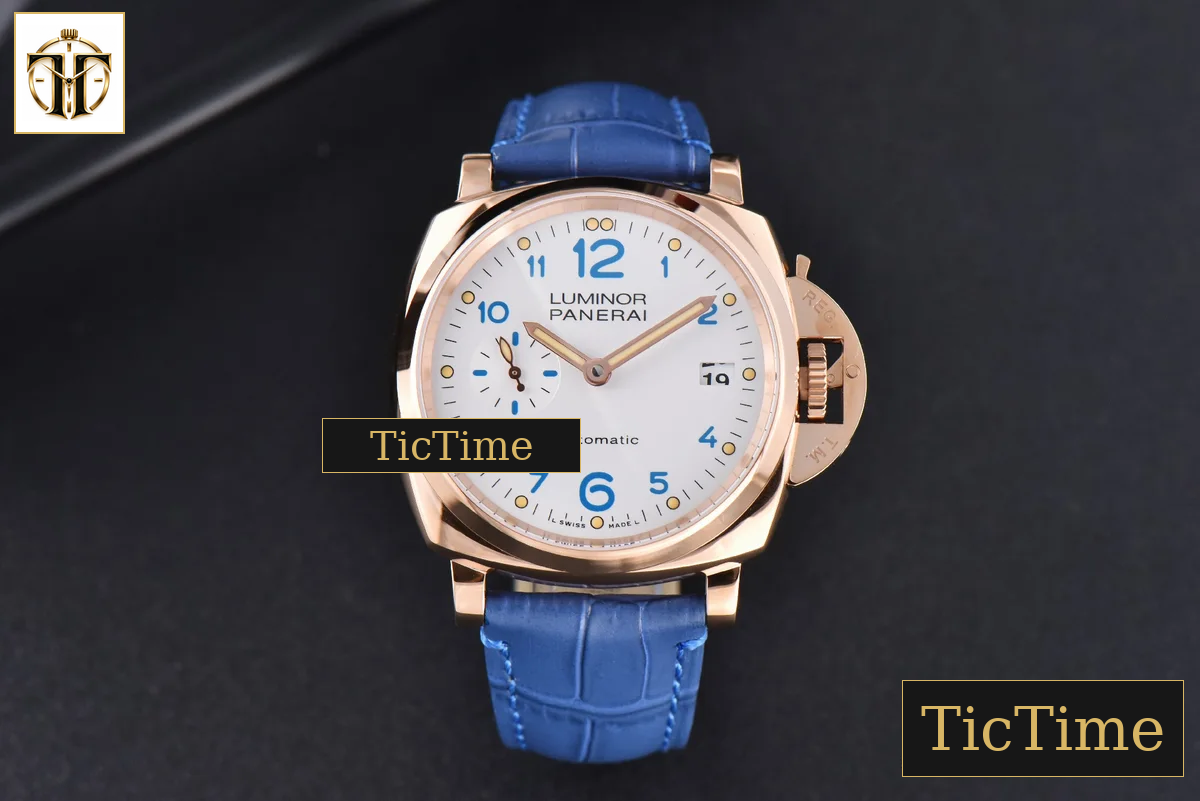 Luminor Due PAM756 42mm VSF RG White Dial Leather Strap Asia XXXIV — foto 3