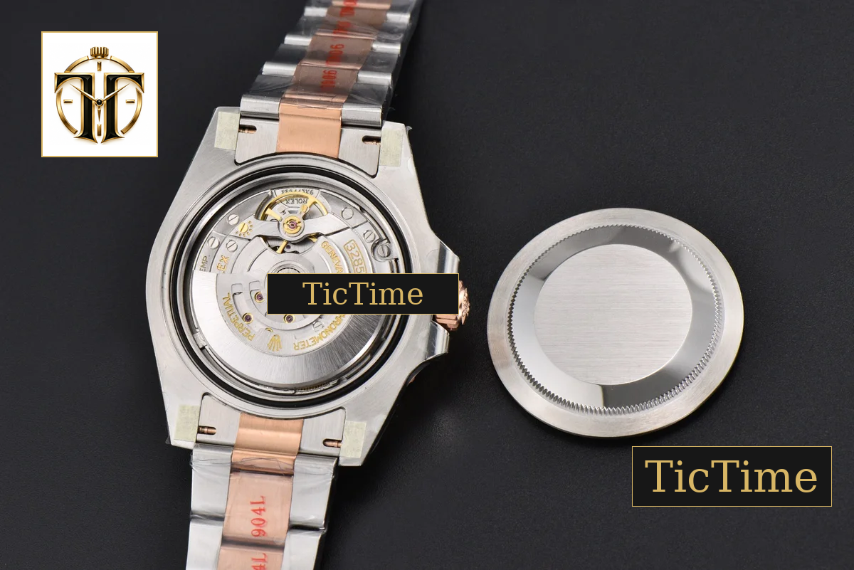 GMT Master CHNR Rootbeer 126711 Gold Factory YG/SS Oyster Bracelet V4 Weighted — foto 32