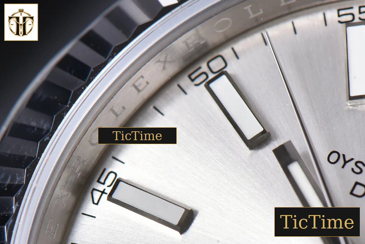 DateJust Fluted Bezel 126334 41mm VSF Silver Dial Oyster Bracelet VS3235 — foto 6
