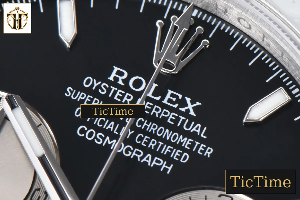 Daytona 904L 126509 40mm BPF SS Black Dial Silver Subdial SS Bracelet SH4131 — foto 5