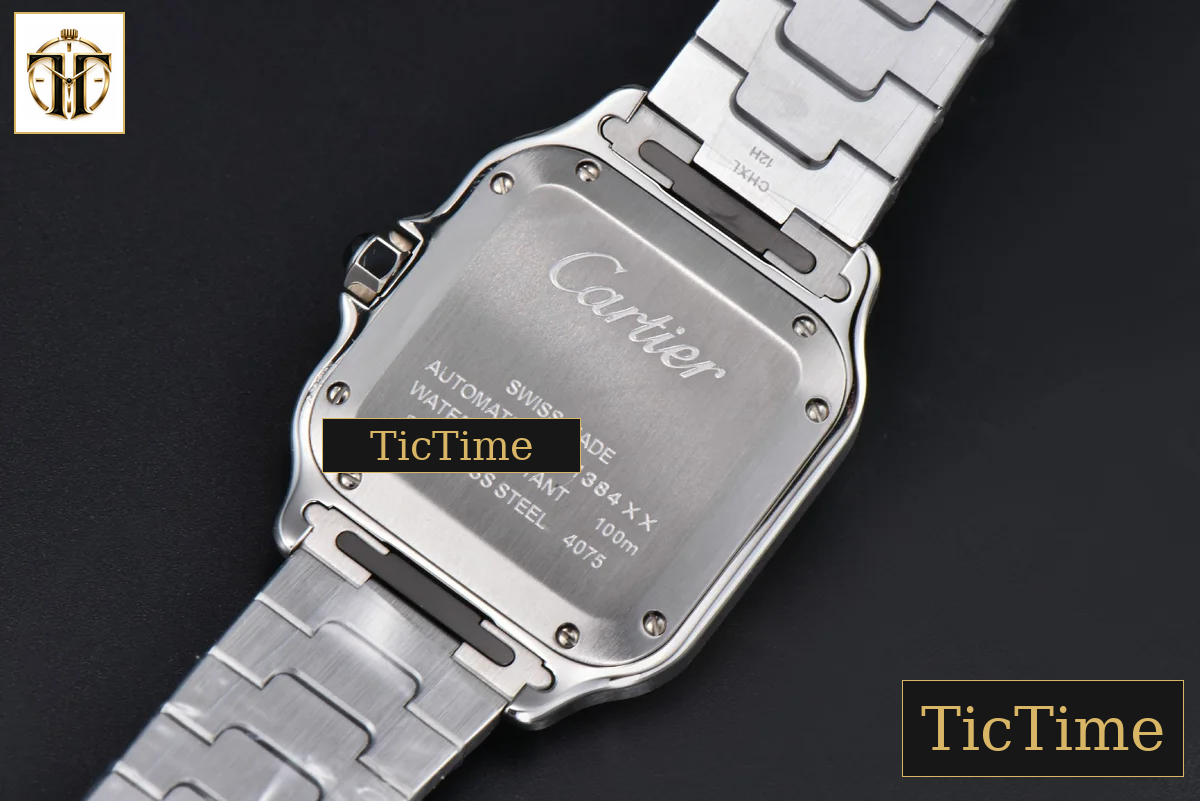 Santos de Cartier Medium 35mm BVF YG/SS White Dial YG/SS Bracelet Miyota 9039 — foto 18