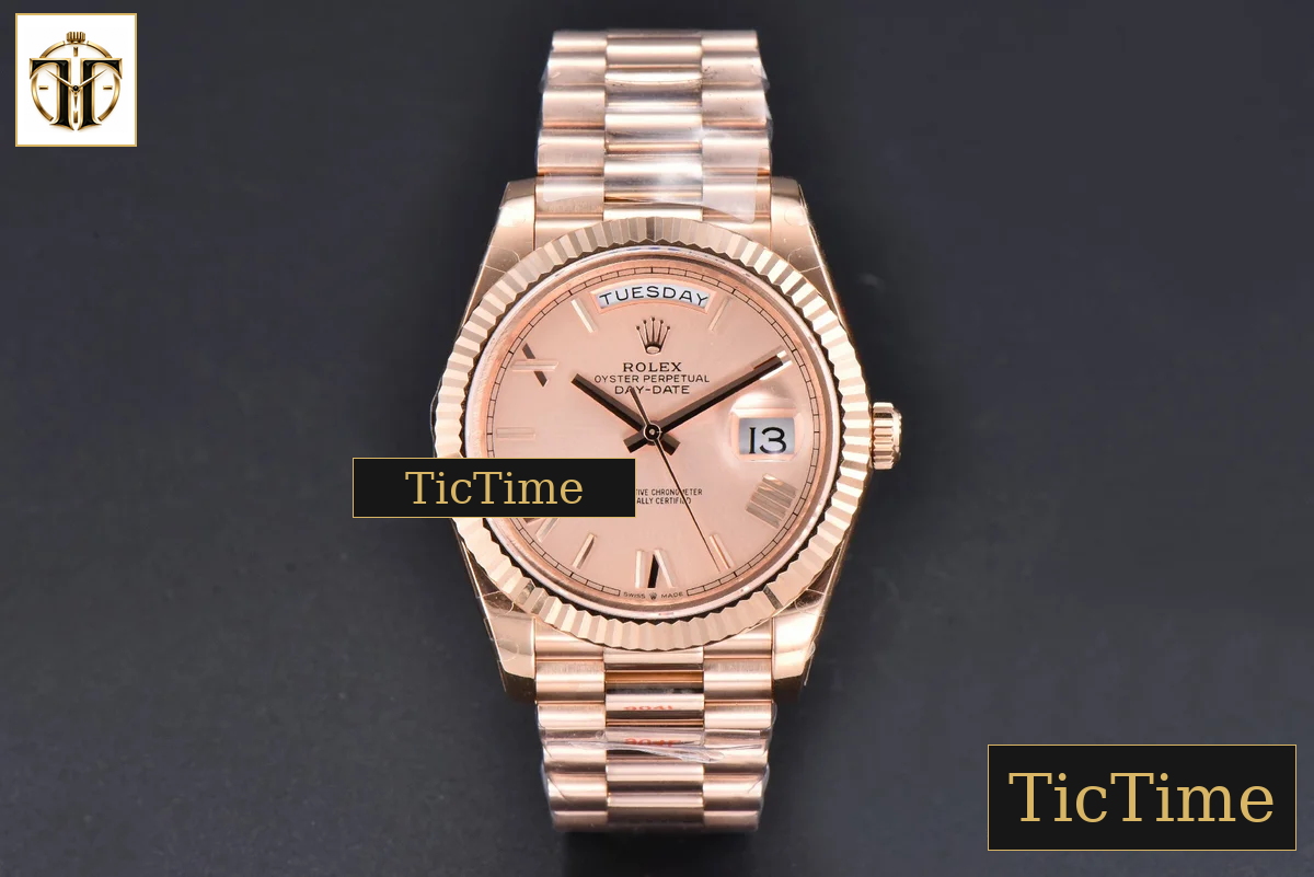 DayDate 40mm GMF RG RG Dial Roma Marker President Bracelet A2836 — foto 3