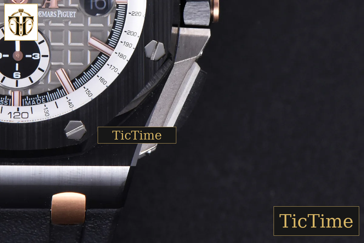 Royal Oak Offshore 44mm JF Black Ceramic Germany Edition Gray Dial Rubber Strap A3126 — foto 27