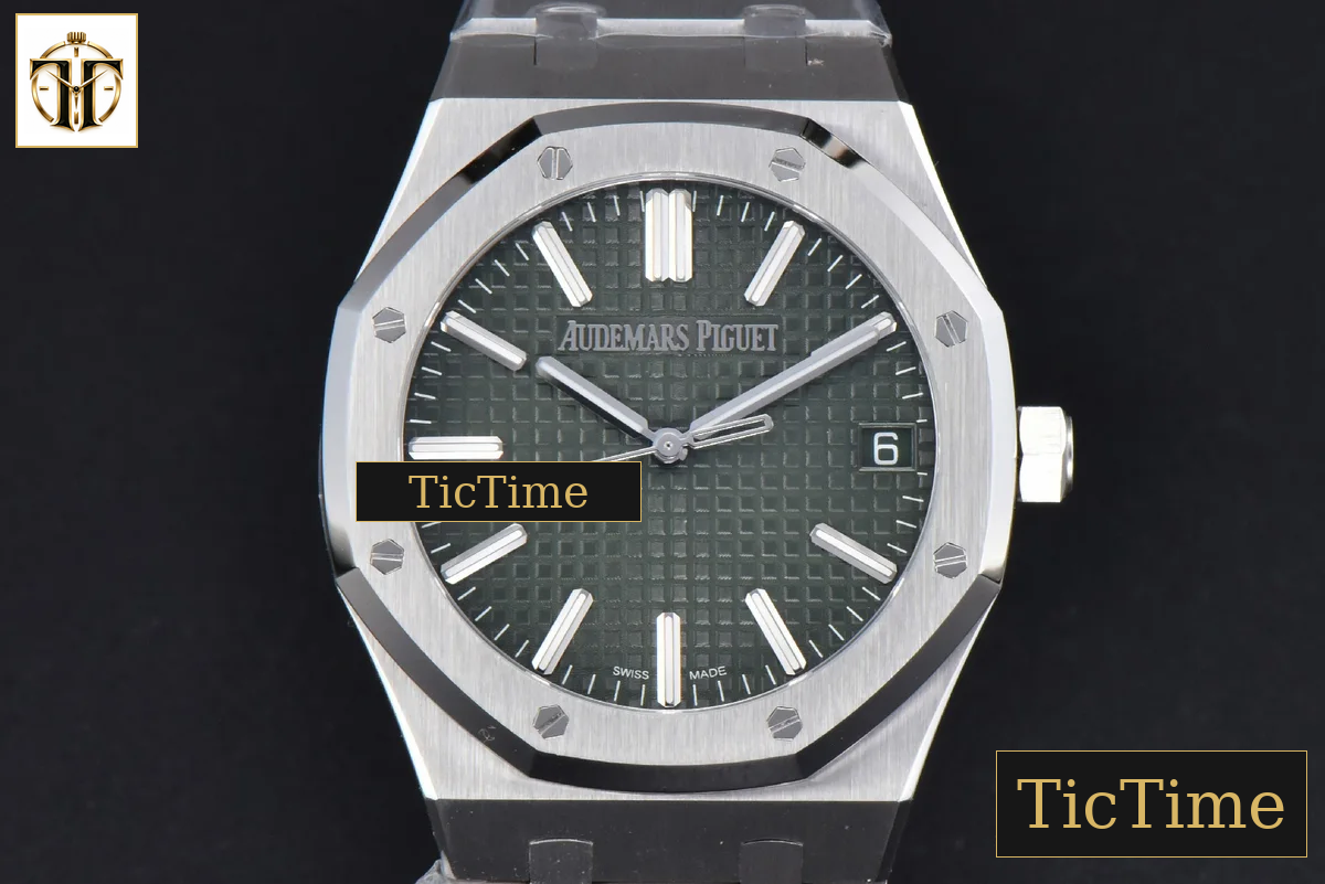 Royal Oak ’50th Anniversary’ 15510 41mm ZF Green Dial SS Bracelet SA4302 — foto 2