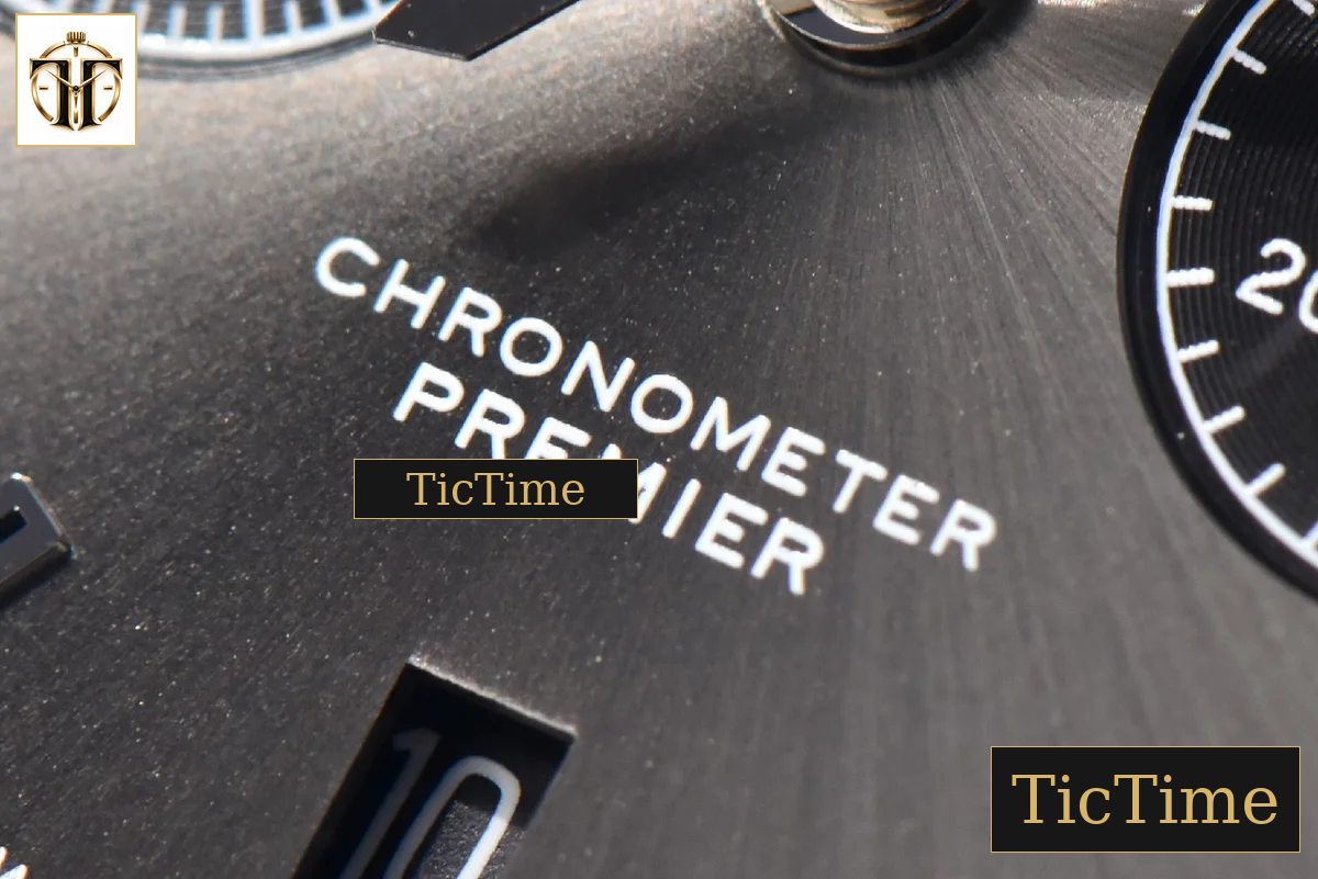 Premier B01 Chrono 42mm GF Gray Dial Black Leather Strap A7750 — foto 7