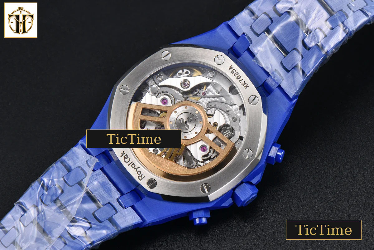 Royal Oak Chronograph 26240 41mm APSF Blue Ceramic Black Checkered Dial Black Subdial Ceramic Bracelet V2 Free Sprung SH4401 — foto 18