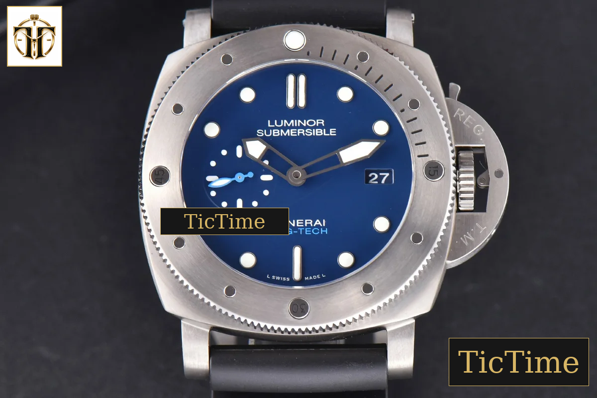Luminor Submersible 1950 BMG Tech PAM692 47mm VSF Blue Dial Rubber Strap P9010 — foto 2