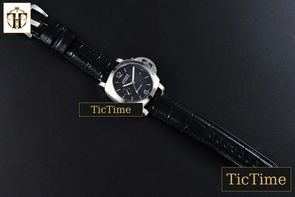 Luminor Quaranta BiTempo PAM1365 40mm VSF Black Dial Leather Strap P900 — foto 30
