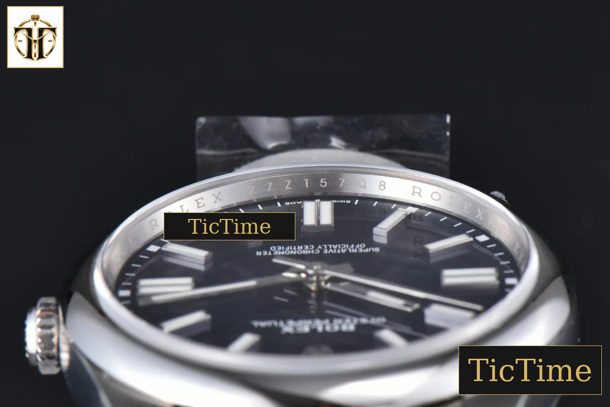 Oyster Perpetual 904L 124300 41mm Clean Factory Blue Dial SS Bracelet VR3230 — foto 14