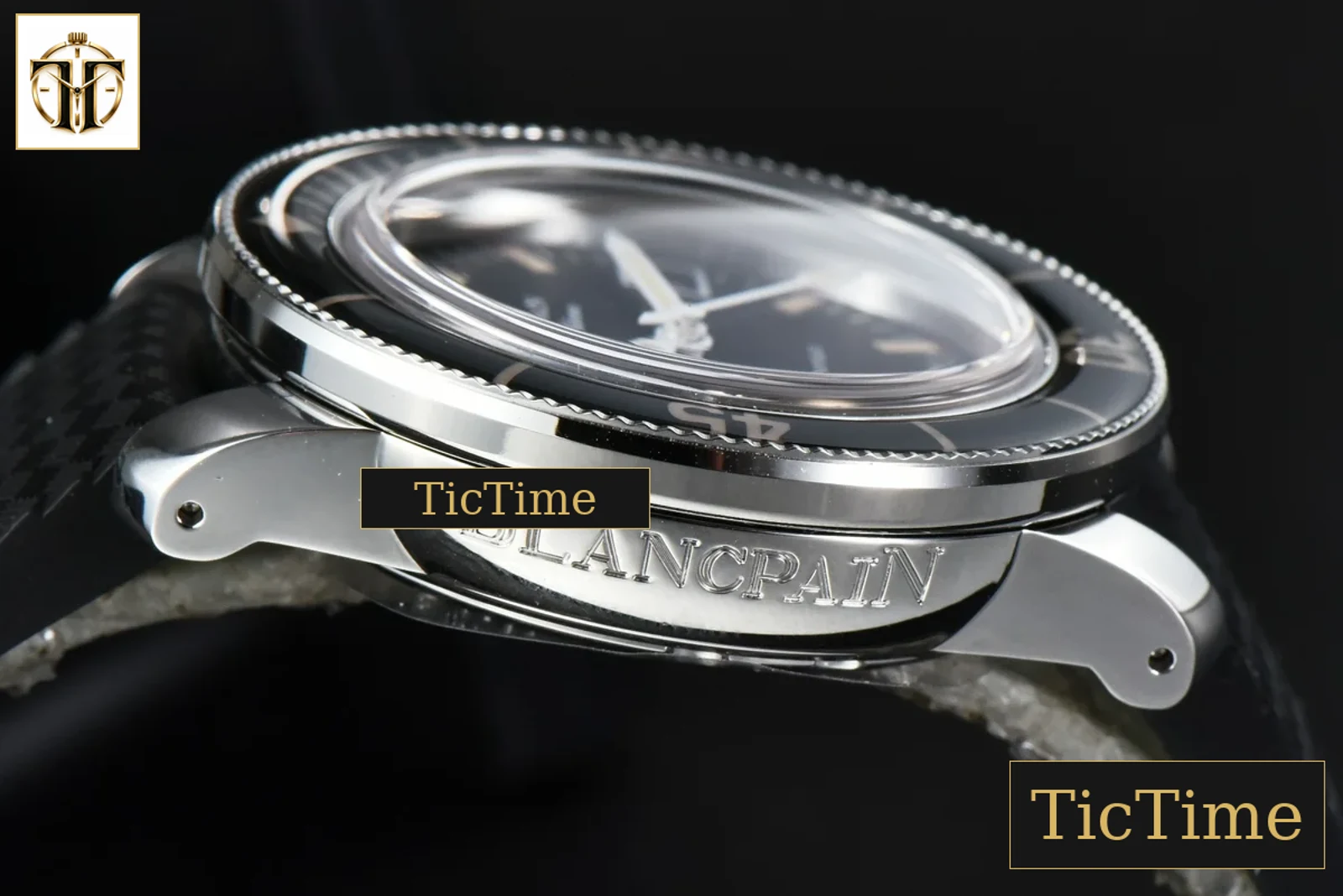 Fifty Fathoms Barakuda 5008B 40mm GSF Black Dial Black Rubber Strap A1151 — foto 11