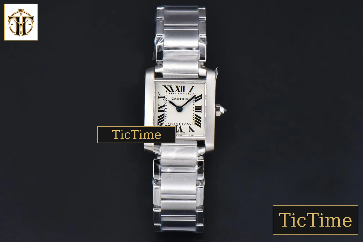 Tank Francaise Small Slim 25.7mmx21.2mm 8848F SS Bracelet Quartz — foto 3