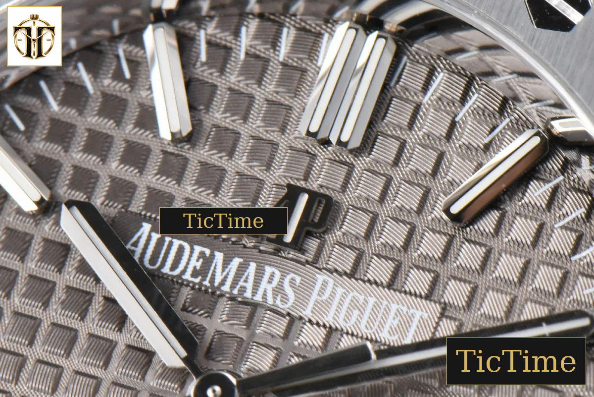 Royal Oak 15450 37mm ZF Gray Textured Dial SS Bracelet SA3120 — foto 7