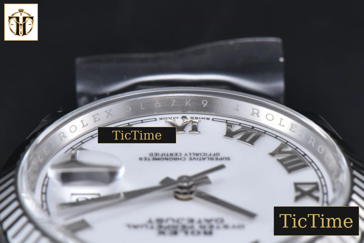 DateJust white Dial Roma Maker Jubilee Bracelet 126234 36mm Clean Factory VR3235 — foto 13