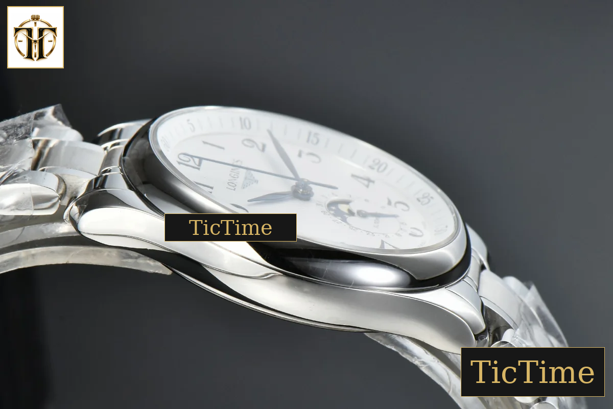 Master Moonphase 40mm GF White Dial SS Bracelet A899 — foto 10