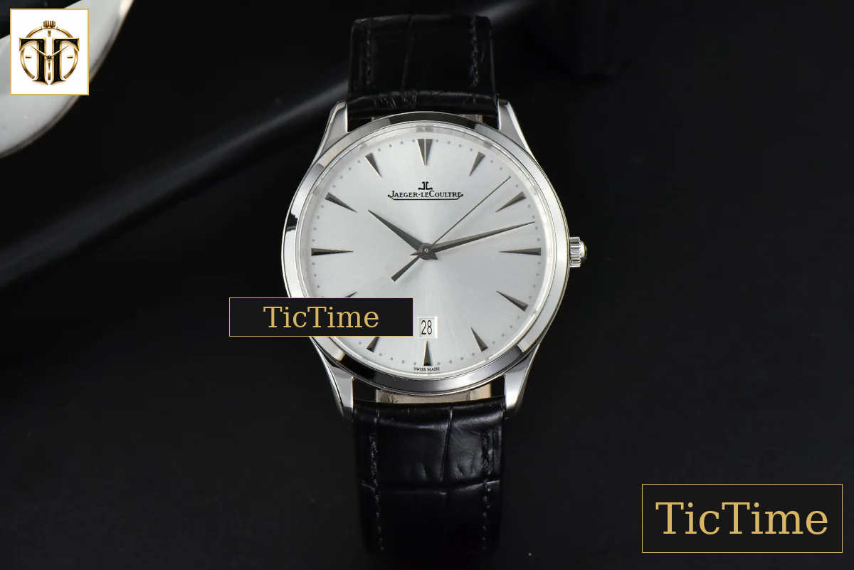 Master Ultra Thin Date 1282510 40mm ZF Silver Dial Black Leather Strap A899 — foto 3