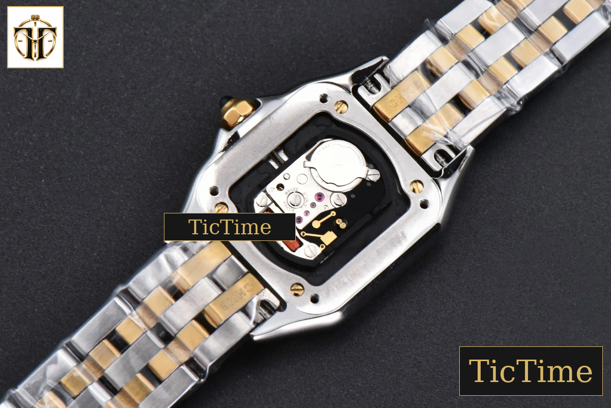 Panthère 22mm AF SS/YG Diamond Bezel White Dial SS/YG Bracelet Ronda Quartz — foto 19