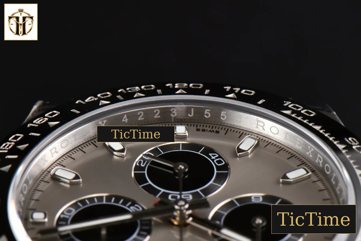 Daytona 116519 40mm BTF Gray Dial Black Subdial Oysterflex Strap SA4130 — foto 15