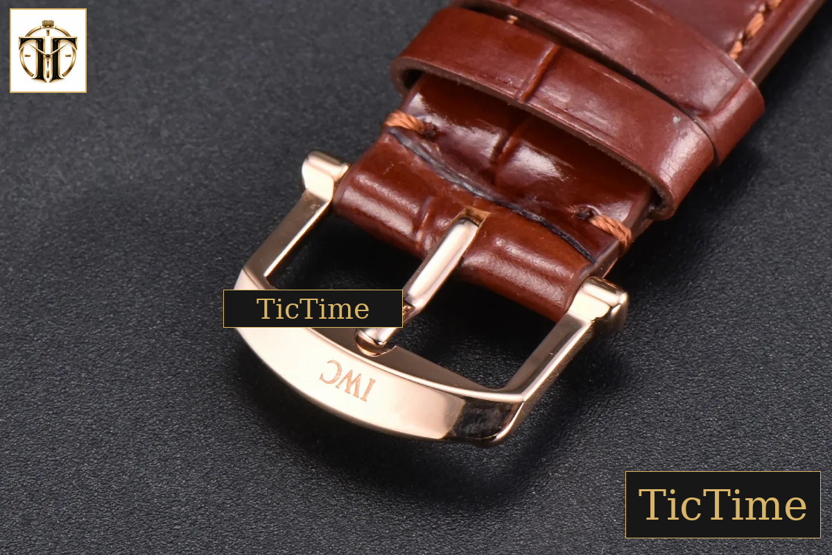 Portofino 37mm V7F RG Gray Dial RG Marker Brown Leather Strap A2892 — foto 31