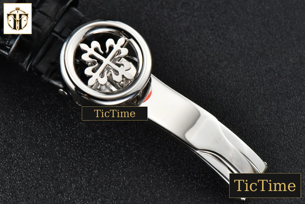 Complications 5396 38.5mm ZF White Dial Moonphase Stick Markers Black Leather Strap MY9015 — foto 28