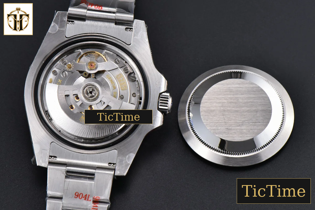 GMT Master II GRNR 904L 126710 40mm GMF Black/Gray Bezel Black Dial Osyter Bracelet VR3285 — foto 24