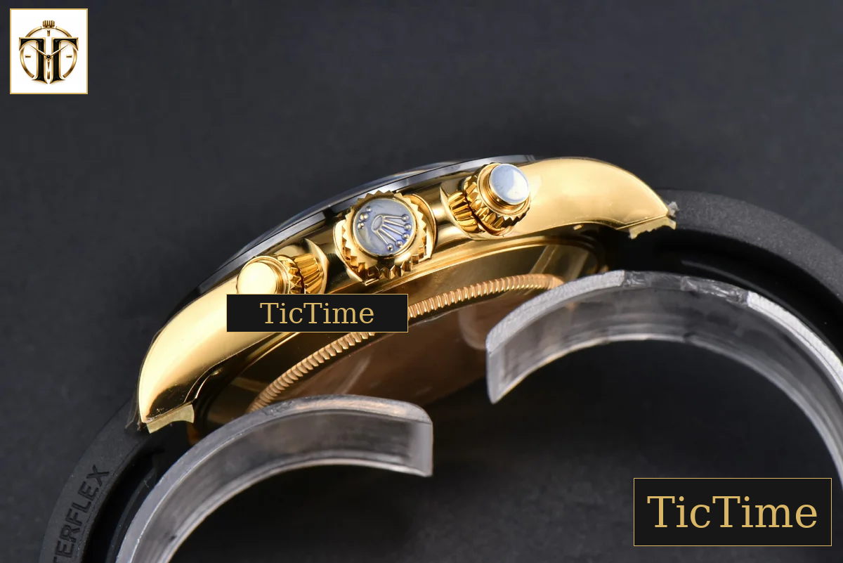 Daytona 116518 40mm APSF YG White Dial Ceramic Bezel Lume Marker Oysterflex Strap Tungsten Version SH4130 — foto 17